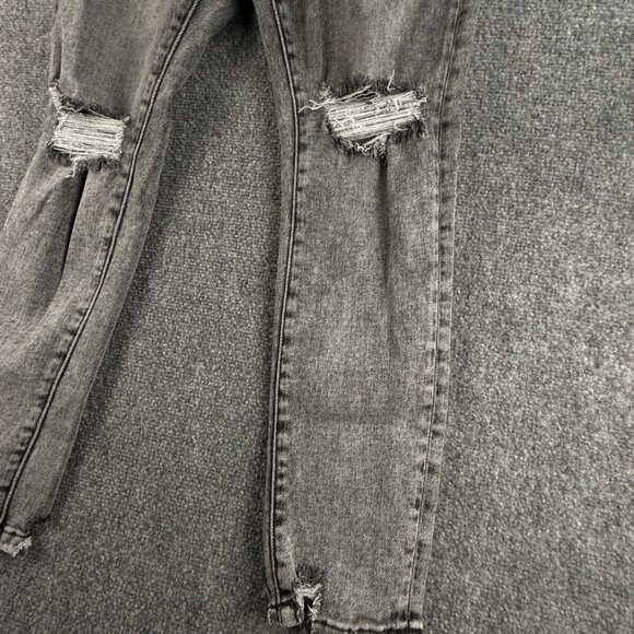 BKE Billie Gray Denim Jeans Slim Fit High Rise Ankle Skinny Stretch ACTL 29x27 - Picture 6 of 16